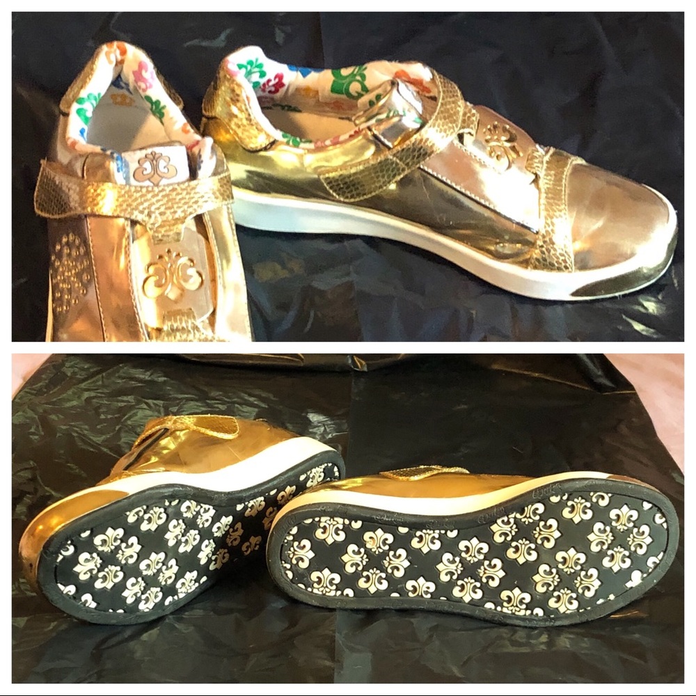 Gold Sneakers